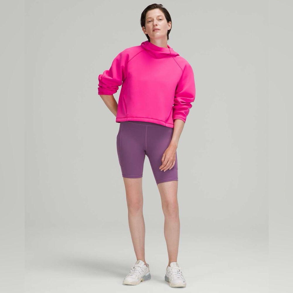 Lululemon AirWrap Pullover Hoodie in Sonic Pink Size 8
